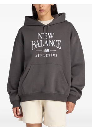 New Balance logo-embroidered hoodie - Black