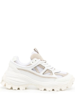 Juun.J layered chunky low-top sneakers - White