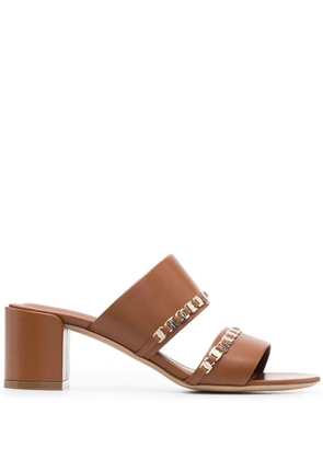Ferragamo Vara chain sandals - Brown