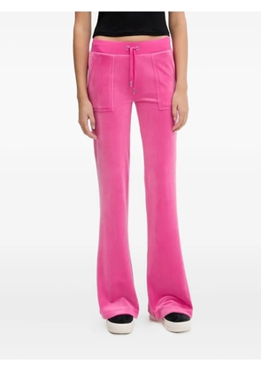Juicy Couture flap-pocket drawstring trousers - Pink