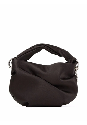 Jimmy Choo Bonny satin-finish tote bag - Black