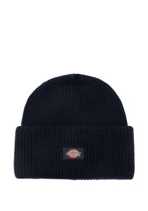 DICKIES logo-appliqué ribbed beanie - Blue