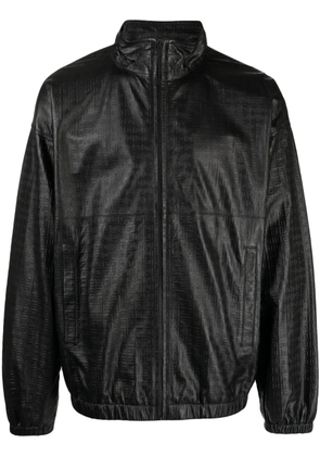 Givenchy embossed-4G leather jacket - Black