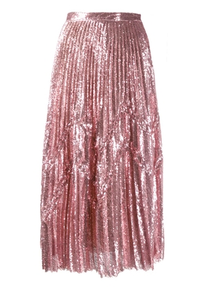 Marco De Vincenzo sequins midi skirt - Pink