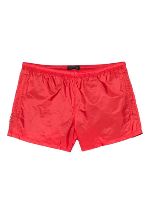 Prada logo swim shorts - Red