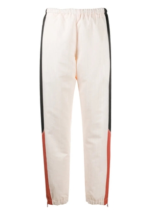 Marine Serre contrast panel cuffed trousers - Neutrals