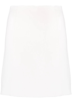 P.A.R.O.S.H. above-knee wool skirt - White