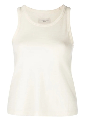 Officine Generale sleeveless knitted top - Neutrals