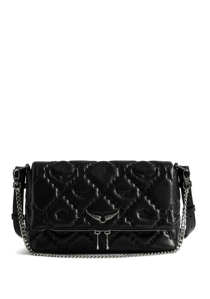 Zadig&Voltaire Rock II quilted chain crossbody bag - Black