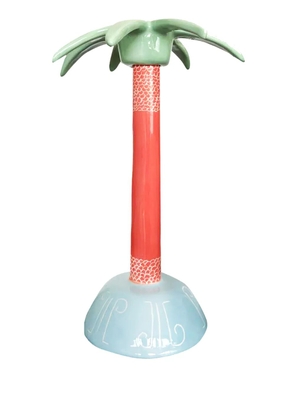 LAETITIA ROUGET Palm-tree candle holder (27cm) - Brown