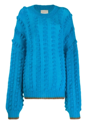 Marco De Vincenzo balloon sleeve jumper - Blue