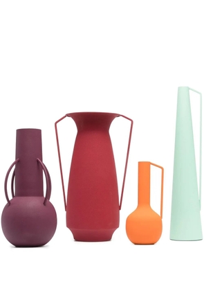 POLSPOTTEN Sunset Roman vases (set of 4) - Red