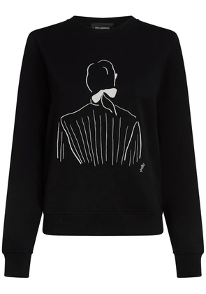 Karl Lagerfeld x Jorge Parra sweatshirt - Black