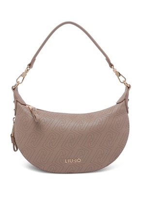 LIU JO logo removable shoulder bag - Brown