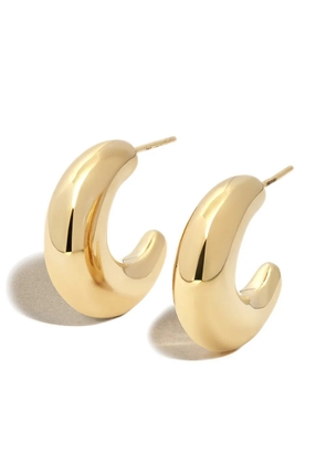 Loren Stewart small crescent moon earrings - Gold