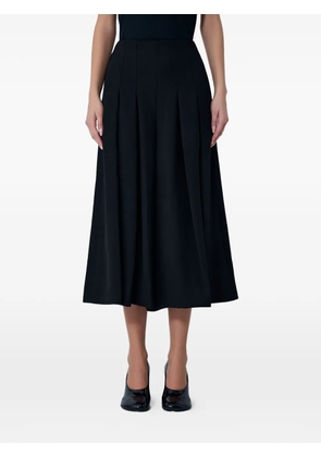 Limi Feu pleated cropped palazzo pants - Black