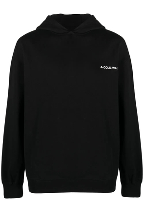 A-COLD-WALL* Essentials logo-print cotton hoodie - Black