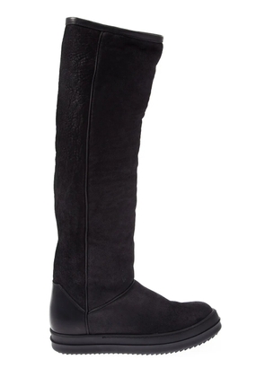 Rick Owens knee high boots - Black