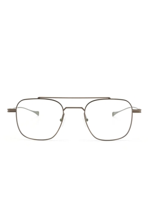 Dita Eyewear matte pilot-frame glasses - Gold