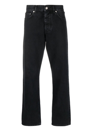 Sunflower straight-leg organic-cotton jeans - Black