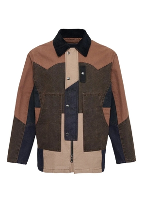 Andersson Bell patch-panel jacket - Brown