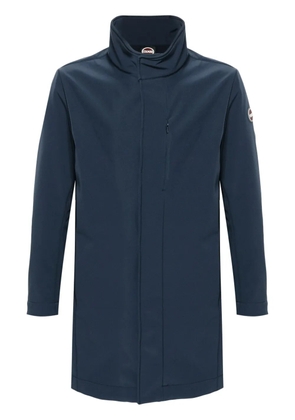 Colmar rubberised logo patch coat - Blue