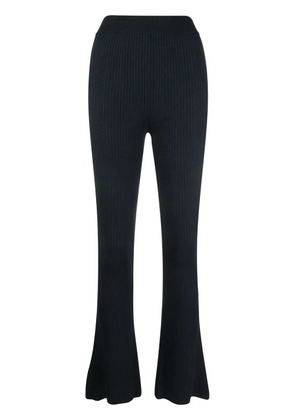Stella McCartney ribbed flared trousers - Blue