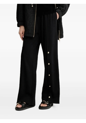 LIU JO button-detail pants - Black