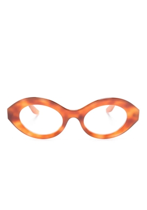 Lapima Maria cat-eye frame glasses - Brown