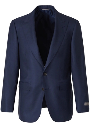 Canali single-breasted blazer - Blue