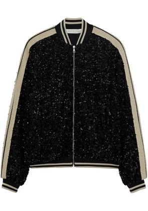 Palm Angels sequin-embellished bomber jacket - Black