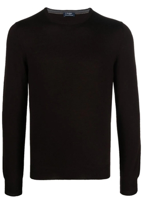 Barba crew-neck knit jumper - Brown