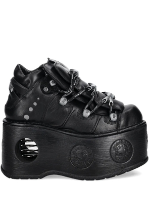 NEW ROCK 110mm platform sneakers - Black
