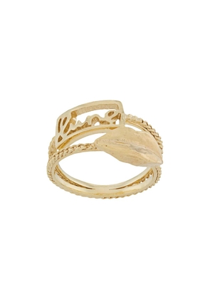 Wouters & Hendrix Mouth stacked ring - Gold