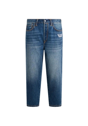 Moose Knuckles x Evisu graphic tapered jeans - Blue