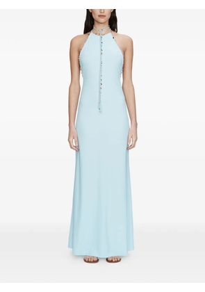 Christopher Esber Beach Quartz Halter dress - Blue