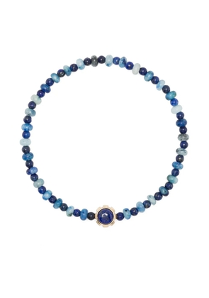 LUIS MORAIS 14kt yellow gold gemstone bead bracelet