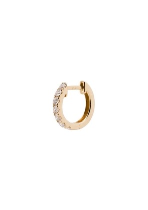Roxanne First 14kt yellow gold medium chubby hoop earring