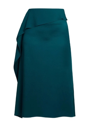 ERDEM ruffled midi skirt - Green