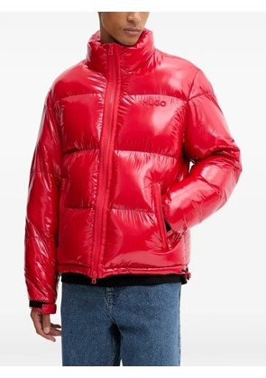 HUGO zip puffer jacket - Red