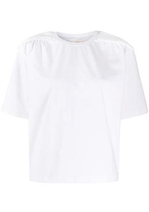 REMAIN piped-shoulder T-shirt - White