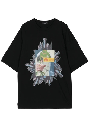 Undercover graphic-print cotton T-shirt - Black