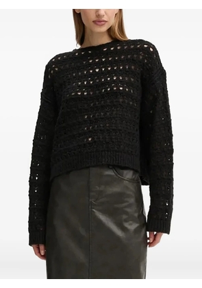 Drykorn open-knit sweater - Black