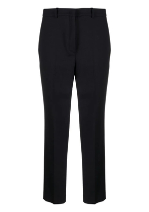 Incotex cropped virgin-wool trousers - Blue