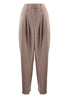 Jejia houndstooth print trousers - Neutrals
