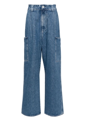 Sunnei faded-effect wide-leg jeans - Blue