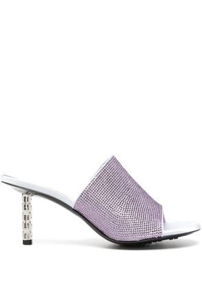 Givenchy G Cube embellished mules - Purple