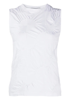Coperni gathered detail vest - White
