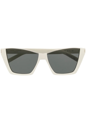 Saint Laurent Eyewear Kate cat-eye frame sunglasses - White