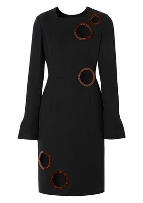 Burberry framed cut-out shift dress - Black